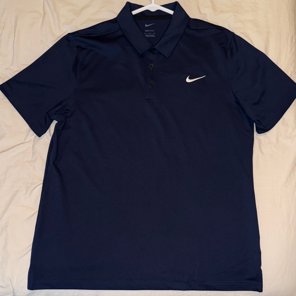 Nike Men's Dark Blue Polo Shirt